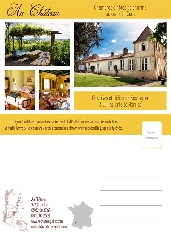Carte Postale Au Château